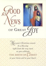 Good News of Great Joy - CHRISTMAS GREETING CARD - 21175 - $2.79