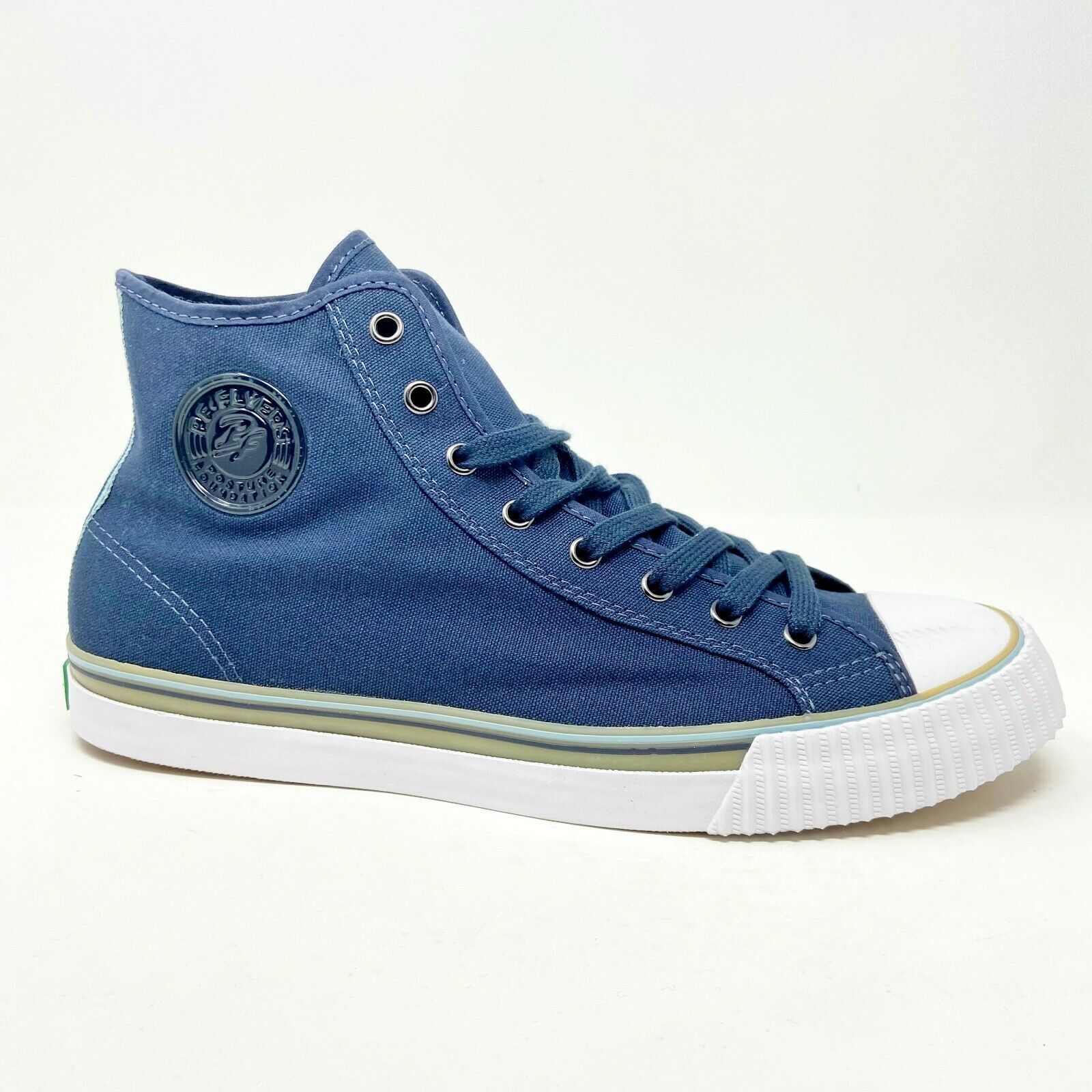 PF Flyers Center Hi Reiss Navy Blue White Mens Casual Shoes Sneakers PM11CH2C