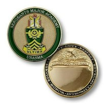 Army Serg EAN T Major Academy 1.75&quot; Challenge Coin - £27.41 GBP