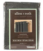 1 Count Allen & Roth 0569002 Silcroft Gun Metal 52" X 84" Grommet Top Panel - $31.99