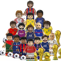 16Pcs Football Soccer Superstar Man Utd Cristiano Ronado Ibrahimovic Min... - $29.99