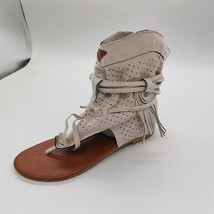 Women&#39;s Retro Sandals Gladiator Ladies Clip Toe Vintage Boots Casual Tassel Rome - £30.21 GBP