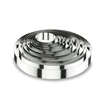 Lacor-68616-ROUND CAKE RING 16X6 CM. S/S. 18/10  - $43.00