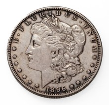 1896-O Silver Morgan Dollar in Extra Fine XF Condition, Nice Detail for Grade - £90.02 GBP