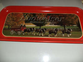 Budweiser LE Autumn Clydesdale,s Metal Tray - €68,18 EUR