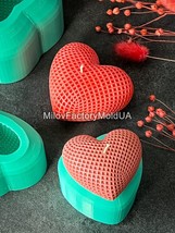 NEW Set Heart with netting mold - Candle mold heart - $20.67+