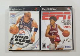 Basketball PS2 ESPN College Hoops 2K5 and NBA Live 2003 Game Bundle  - £7.56 GBP