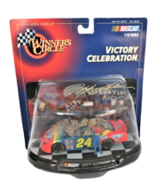 1998 NASCAR Hasbro Winner&#39;s Circle Jeff Gordon #24 NOC 1:43 Charlotte Vi... - £15.62 GBP