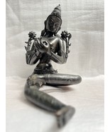 Tibetan Bronze Buddhist Sculpture of a Deity Mid Century  11&quot; T 11&quot; W - $1,919.45 CAD