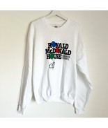 Vtg Ronald McDonald House Orange County White Crew Sweatshirt Balloons C... - $951.63 MXN