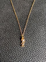 Gold Color Plated Cool Kid Pendant Necklace Gold Chain - $11.89