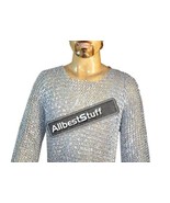 Aluminum Extra Large 16 Gauge Round Riveted Chainmail Shirt Medieval Cos... - £223.21 GBP