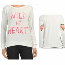 Chaser Wild at Heart Jumper Sweater Sweatshirt Size Small - £31.46 GBP