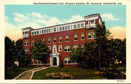 Arkansas Fayetteville Elza-Stephens-Remmell Hall 1915-1930 Vintage Postcard - £7.39 GBP