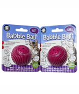 2 Pack Pet Owners Toys Cat Babble Ball Catnip Infused Squeaks 20 Interac... - $30.07 CAD