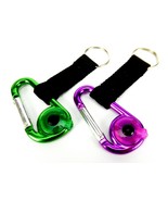 Carabiner Key Tag w/LED, Webbing Strap, Translucent Color Choice, Sweda ... - $8.13 CAD