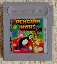 Vtg 1990 Game Boy Penguin Wars Cartridge Tested Works Clean Nintendo Authentic - £11.76 GBP