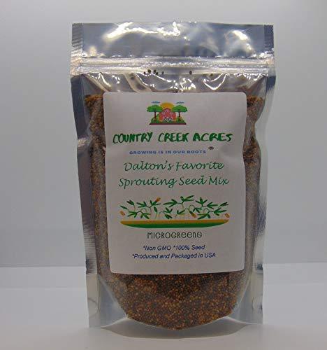 Dalton's Favorite Sprouting Mix- Non-GMO, 6 oz Mix of Broccoli, Clover & Fenugre
