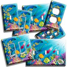 Tropical Sea Corals Exotic Aquarium Fish Light Switch Outlet Wall Plate Room Art - £14.42 GBP+