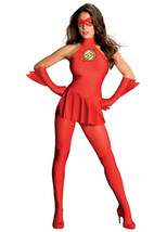 Rubies Womens Adult Sexy THE FLASH Red Dress Costume Outfit SMALL (Dress Sz 2-6) - £39.53 GBP