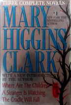 Mary Higgins Clark HC 3-in-1: Cradle Will Fall; Stranger is Watching; Where... - £2.71 GBP