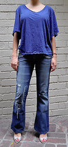 True Religion Bobby The Duke Blue Jeans 26 USA Womens - £35.49 GBP