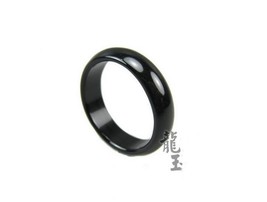 Free Shipping - custom size (Us size 6 - 11 ).....Natural  black jadeite... - $20.00
