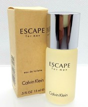 Escape Men ~ Calvin Klein ✱ Mini Eau Toilette Miniature Perfume 15ml. 0.50 Fl.Oz - £19.92 GBP