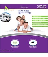 Short Queen Waterproof Mattress Protector (60&quot; W X 75 L) - Fitted, Aller... - $36.97