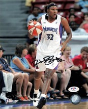 Rebekkah Brunson Signed 8x10 photo WNBA PSA/DNA Autographed Monarchs - £39.32 GBP