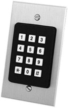 AAS Advantage DKE Access Control Keypad Flush Mount 100 Code 12/24V Single Gang - $164.95