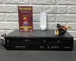 Magnavox DV220MW9 DVD VCR Combo Player VHS Recorder W/ Remote AV cab Bla... - $148.39