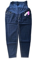 Times Two Women&#39;s Bootcut Jeans Full Panel Denim Pants Plus Size 2X Navy Blue - £18.34 GBP