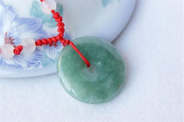 Free Shipping - Green Jadeite Jade Button , perfect 100% Grade AAA Natural Green - $20.00