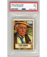 1952 Topps Look &#39;N See Luther Burbank #27 PSA 7 P1283 - $114.30 CAD