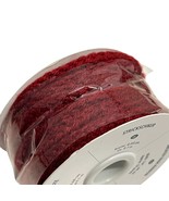 Stampin&#39; Up! Sweetfelt Trim Ribbon Cherry Cobbler 9.1m Approx 10 Yards - $10.53 CAD