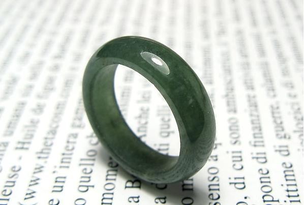 Primary image for Free Shipping - custom size ( US size 6- 12 ).....Natural Green Round jadeite ja