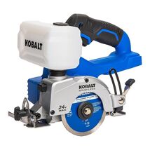 Kobalt 24V 4-in -Blade Cordless Handheld Tile Saw ( Battery Included ) - $194.03