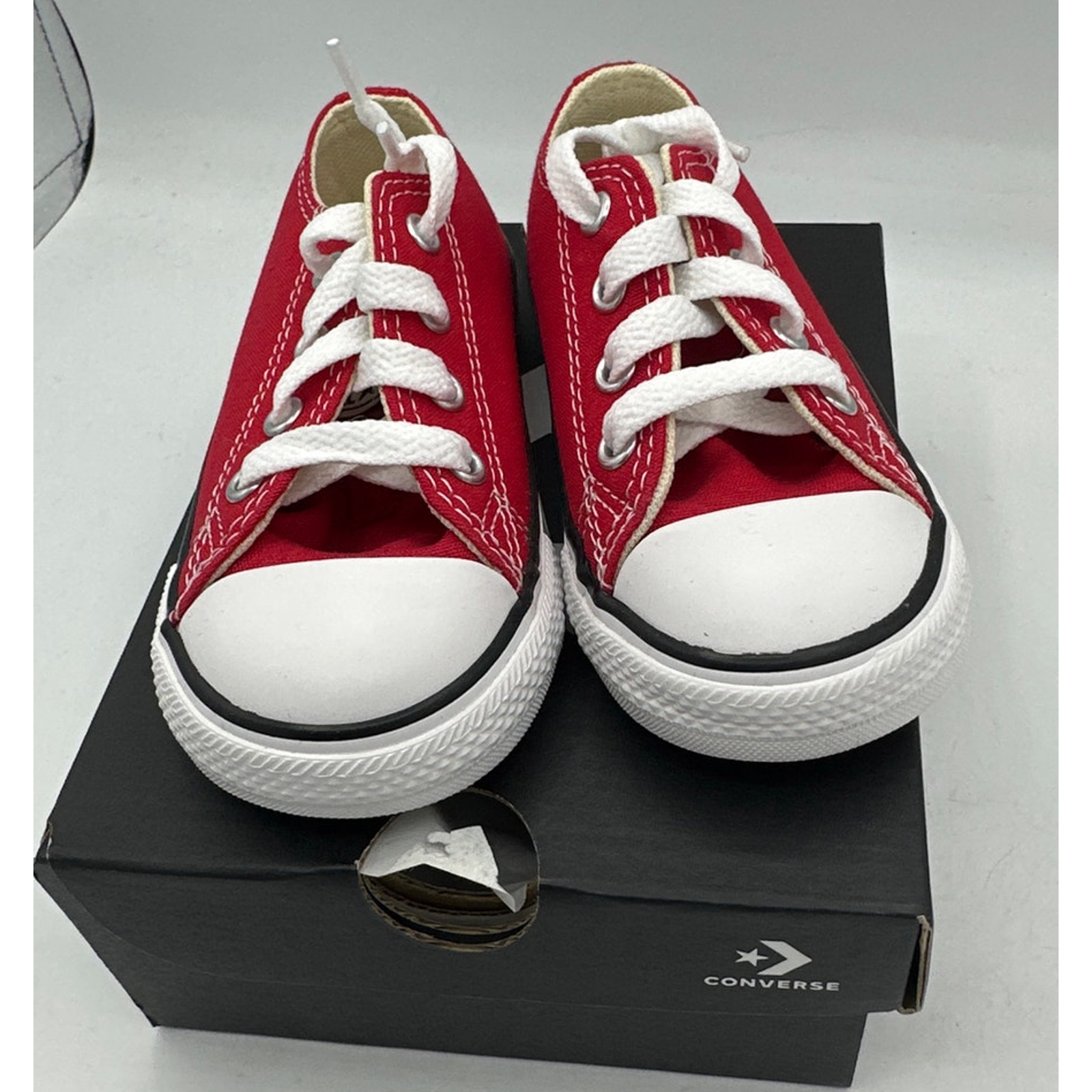 Converse Chuck Taylor All Star Lo Sneaker Baby / Toddler Size 6 Red New NIB - $27.72