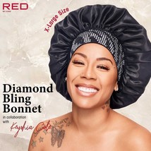 RED BY KISS KEYSHIA COLE X DIAMOND BLING BONNET X-LARGE - #HQ202 ZEBRA B... - $7.59