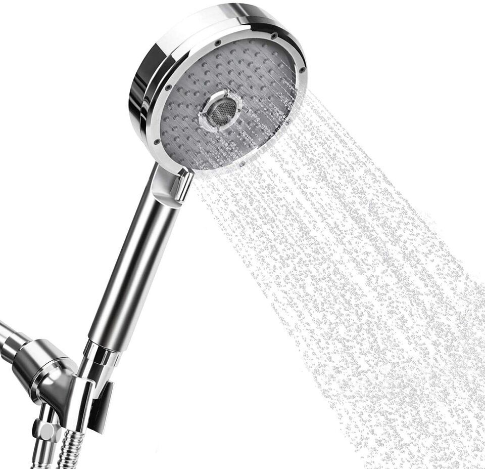 Primary image for 3 Functions Hand held Shower Head Set,Chrome Face Hand held Shower with 59" Hose