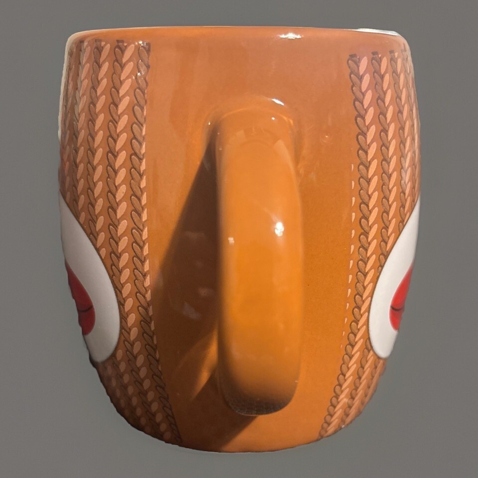 Galerie Double Sided Double Handle Sock Monkey 8 oz Ceramic Coffee / Tea Mug Item image 4