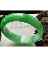 Free Shipping -   A Grade Natural Ice  Green  jadeite jade charm / Round... - £289.76 GBP