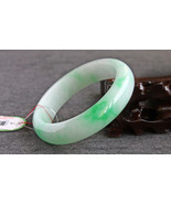 Free Shipping -   A Grade Natural Ice  Green  jadeite jade charm / Round... - £391.56 GBP