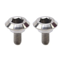 TITANIUM RADIATOR PLASTICS SHROUD BOLTS HONDA CRF PK 2 90101-KRN-730 FUE... - $13.06