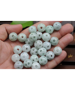Free Shipping - 12mm  jadeite jade white beads  Grade AAA  Natural white... - £31.31 GBP