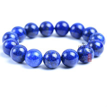 Free Shipping - 100% Natural  Lapis Lazuli Meditation yoga Prayer Beads charm br - £28.32 GBP