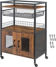 Kitchen Island Microwave Cart From Hencawima, Stand With Storage Cabinet... - $2,050.45 MXN