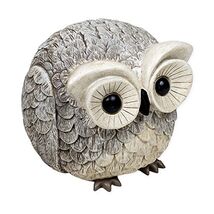 Pudgy Pals Owl Bird Outdoor Garden Statue Figurine - $39.98