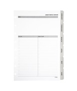 2024 TUL® Discbound Monthly Planner Refill Pages With 12 Tab Dividers, J... - $12.87
